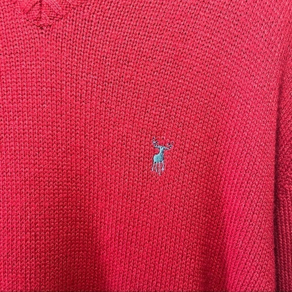 Arizona Jean Company Red V-Neck Sweater - Picture 3 of 8